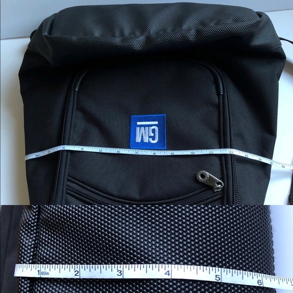 NEW GM Multi-Compartment Backpack Black Unisex NWOT - Picture 10 of 14